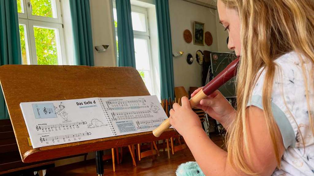 Blockflötenunterricht Musikverein Wain