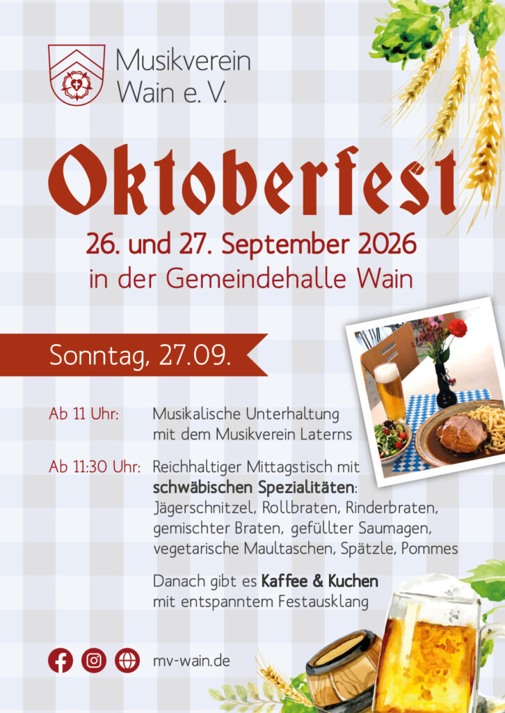 Musikverein Wain Oktoberfest